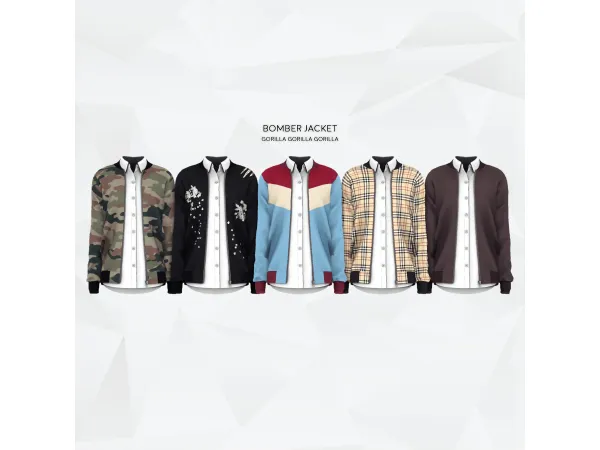 Alpha Bomber Jacket by gorillax3 - The Sims 4 Custom Content