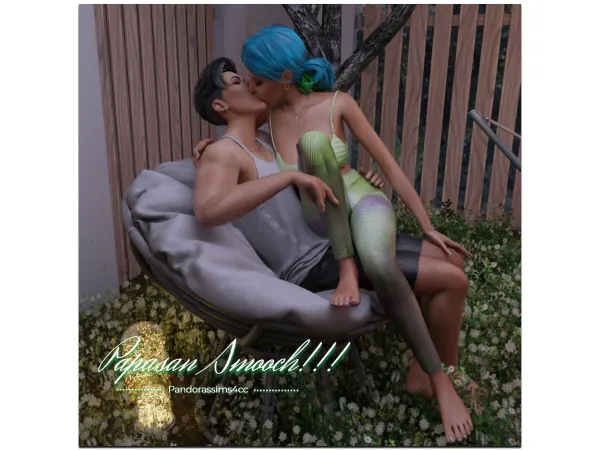 Maxis Match Papasan Smooch - The Sims 4 Custom Content