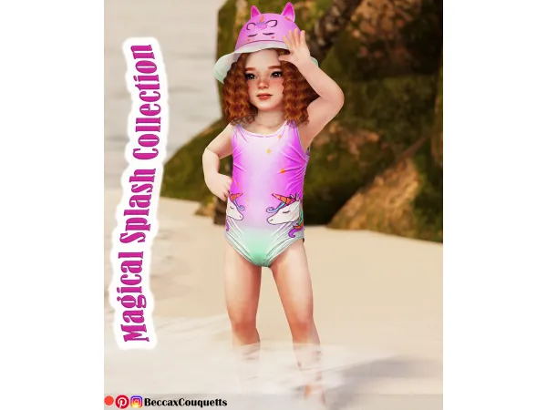 Alpha The Magical Splash Collection (Toddler) - The Sims 4 Custom Content