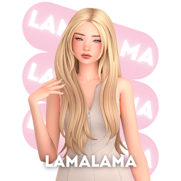 Maxis Match Hair Tetty by simsfinds - The Sims 4 Custom Content
