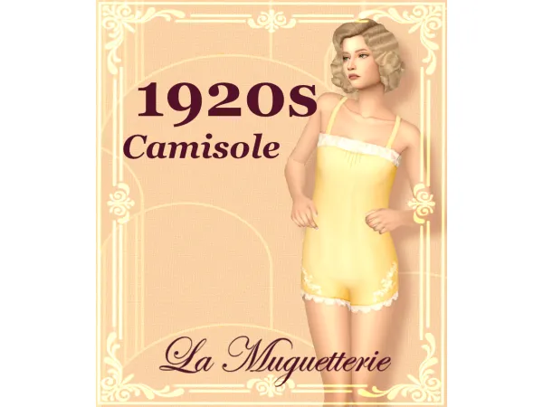 1920s Camisole by La Muguetterie