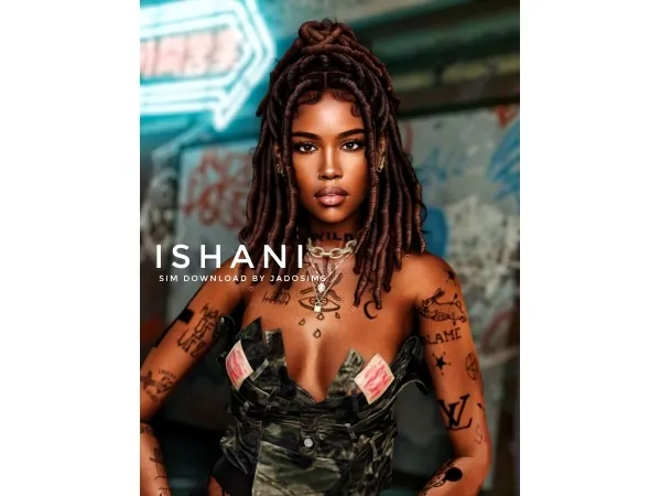Alpha Ishani (Sim Download) - The Sims 4 Custom Content