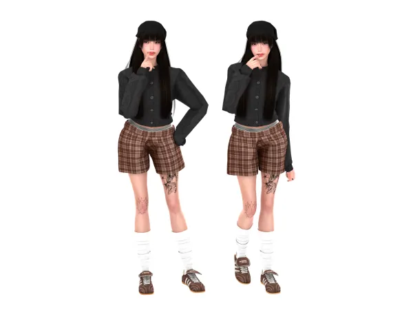 Alpha lookbook 3 sims by tina - The Sims 4 Custom Content
