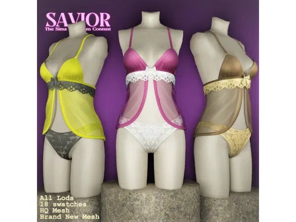 Sims 4 Svr_Anna Lingerie