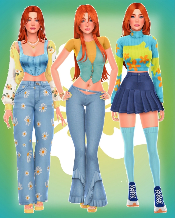 Mix Bloom Version of 2025 by ladybugtrait - The Sims 4 Custom Content