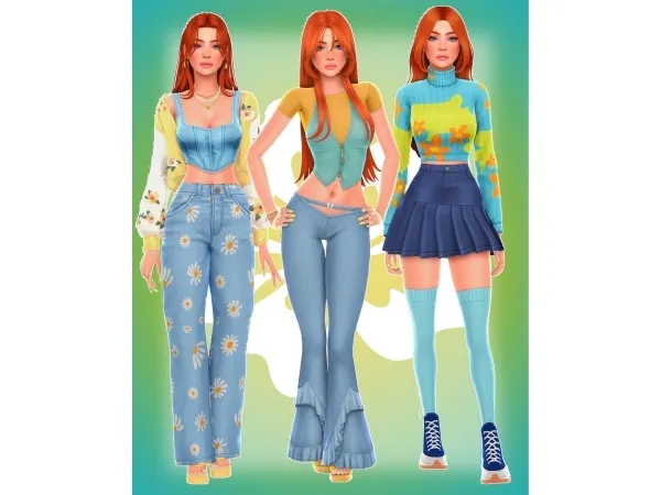 Mix Bloom Version of 2025 - The Sims 4 Custom Content