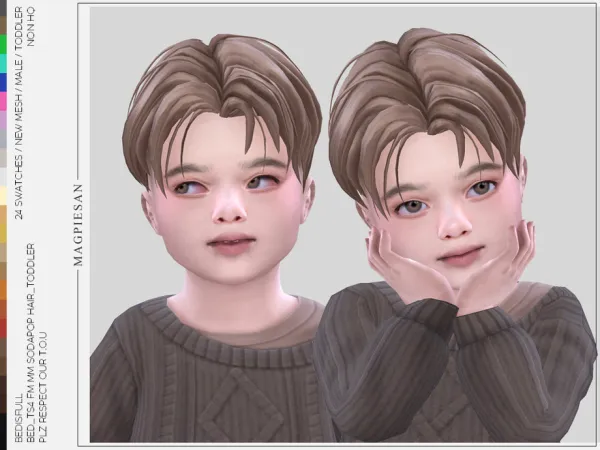 Sodapop hair for toddler by magpiesan
