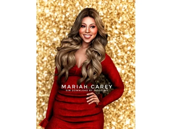 Alpha Mariah Carey (Sim Download) - The Sims 4 Custom Content