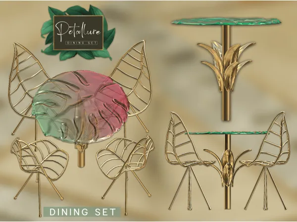 Petallure dining set