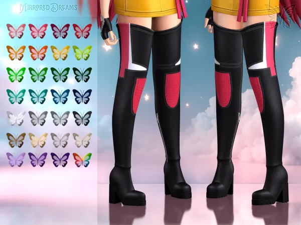 Mix Mira Boots Huntrix Kpop Demon Hunters - The Sims 4 Custom Content