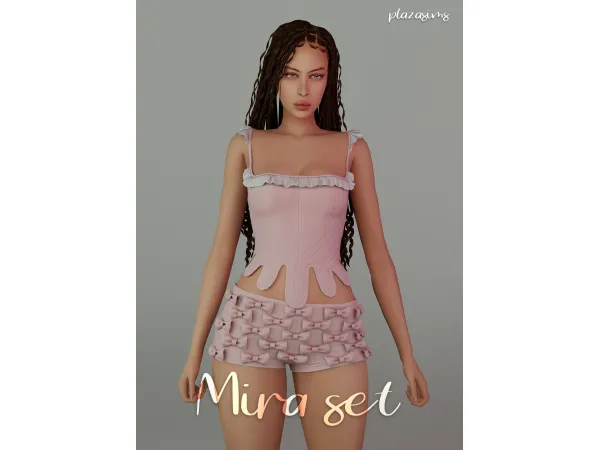 Alpha Mira set by plazasims - The Sims 4 Custom Content