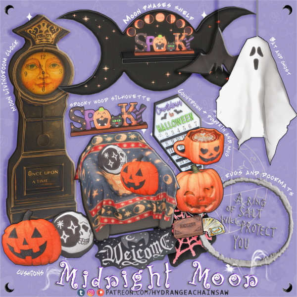 Alpha Midnight Moon by simsfinds - The Sims 4 Custom Content