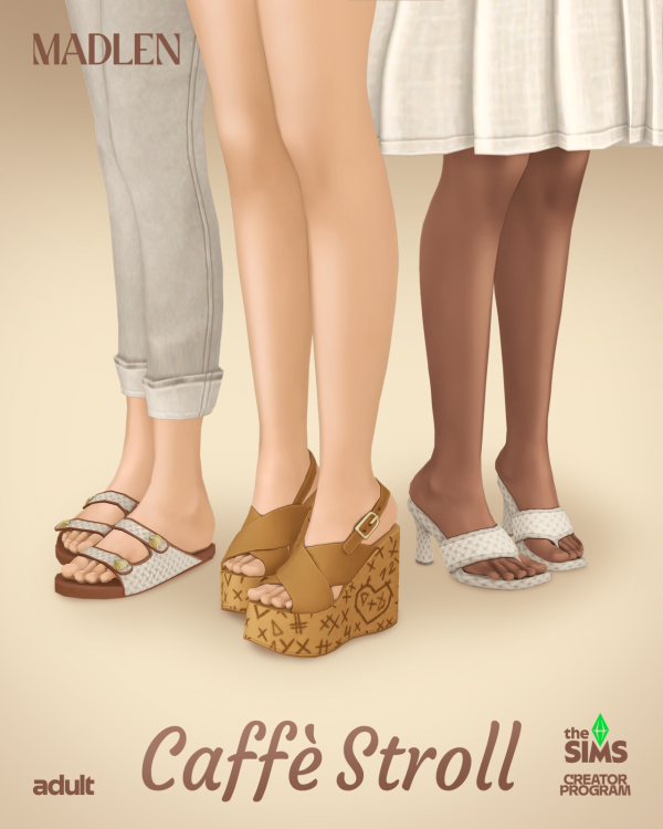 Maxis Match Coffee Stroll Set by simsfinds - The Sims 4 Custom Content