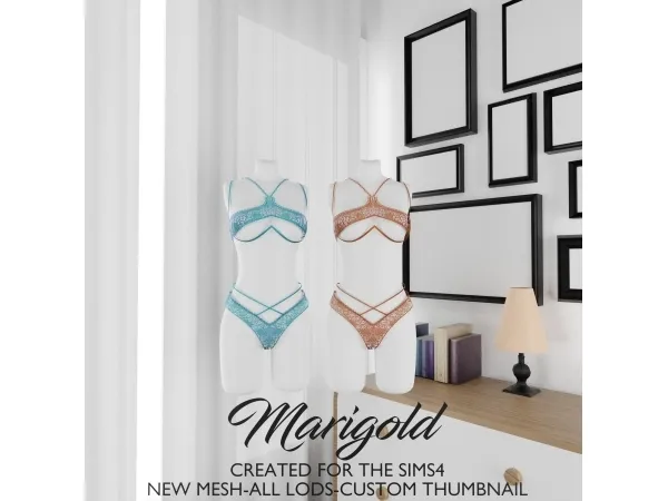 Alpha MARIGOLD NANIA - The Sims 4 Custom Content