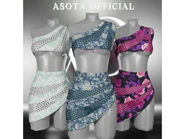 Sims 4 [ASOTA OFFICIAL] Maria Short Dress