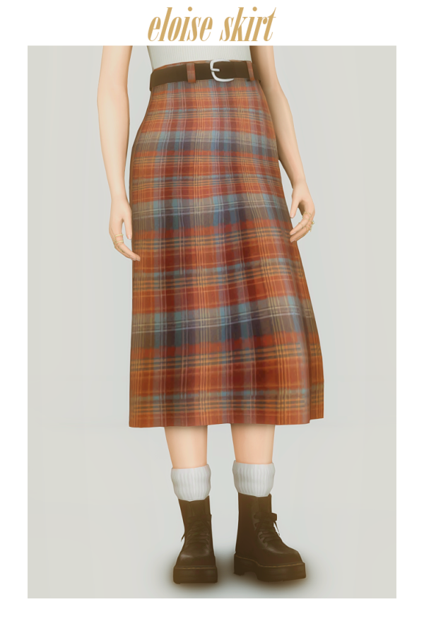 Maxis Match loise skirt by simsfinds - The Sims 4 Custom Content