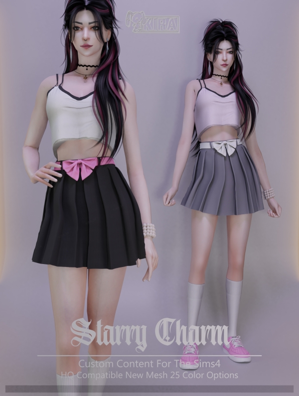 Mix Kira_Starry Charm by kira_s4 - The Sims 4 Custom Content