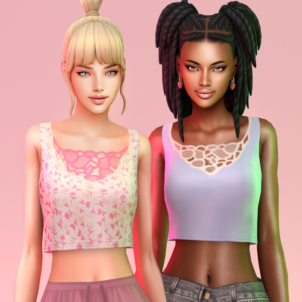 Maxis Match Maxis match top by aurum - The Sims 4 Custom Content