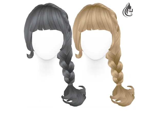 Maxis Match Aurum maxis match braid hair - The Sims 4 Custom Content