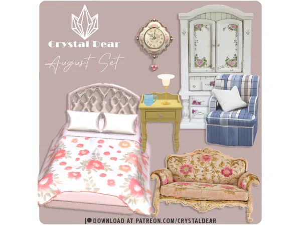 Mix August Set by crystaldear - The Sims 4 Custom Content