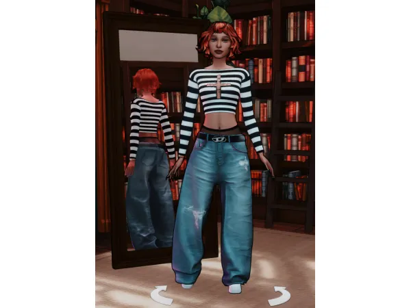 Maxis Match u0428u0430u0440u043bu0438 u041bu0435u0439u043d by anawpan - The Sims 4 Custom Content