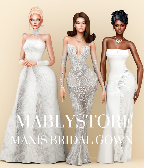 Alpha BRIDAL MX SET by simsfinds - The Sims 4 Custom Content