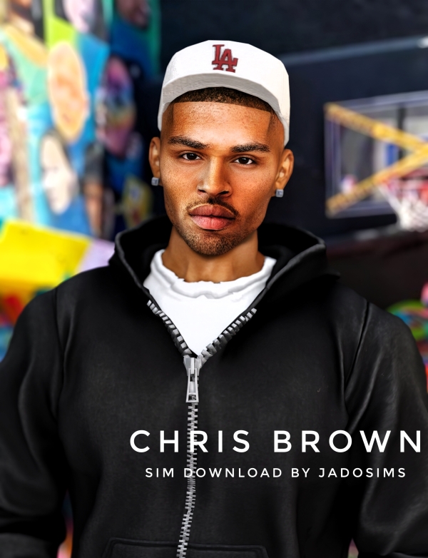 Alpha Chris Brown (Sim Download) by shopwithflynnn - The Sims 4 Custom Content
