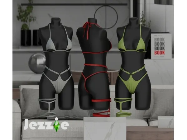 Alpha JEZZIETS4 LEO LOVES SET - The Sims 4 Custom Content