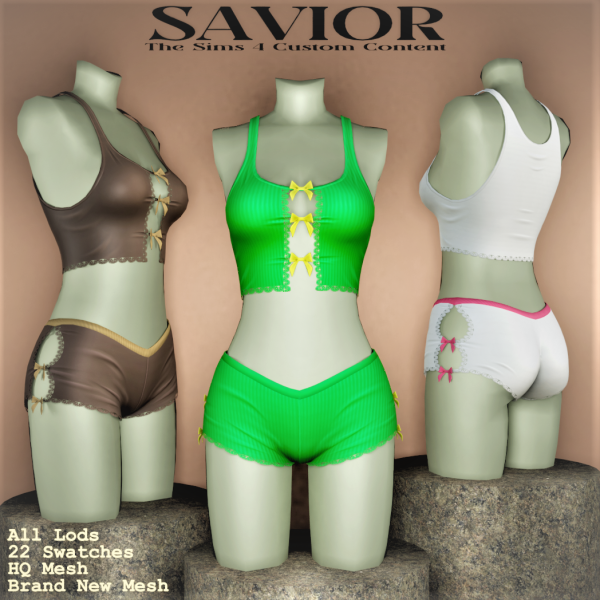Alpha Svr Amira Set by saviorts4 - The Sims 4 Custom Content