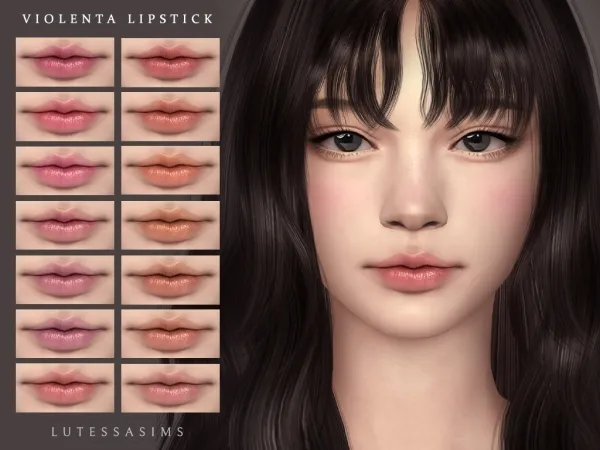Alpha Violenta Lipstick - The Sims 4 Custom Content