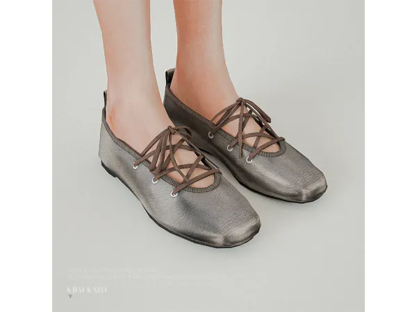 Alpha Paloma Wool Women's Ballet Shoes by charonlee - The Sims 4 Custom Content