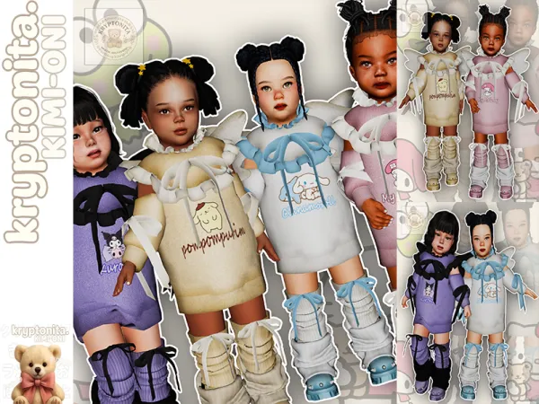 Mix Sanrio Toddler - The Sims 4 Custom Content