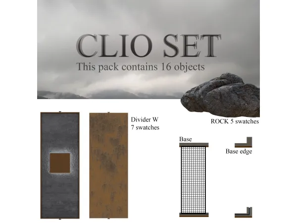 Alpha CLIO SET by B_Csims - The Sims 4 Custom Content