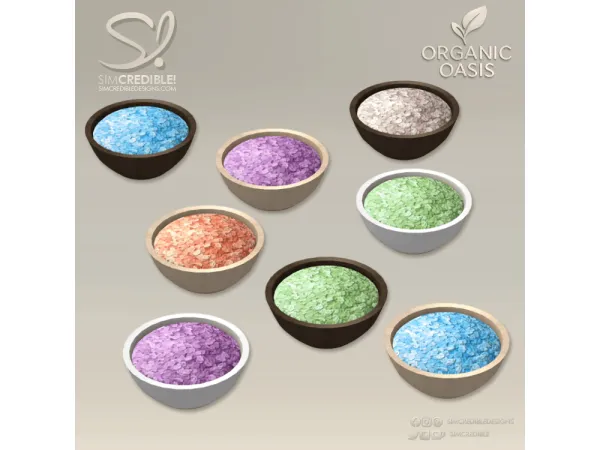 Mix Organic Oasis Hotel Suite Salts - The Sims 4 Custom Content