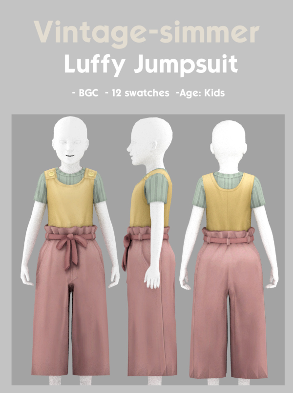 Maxis Match Maxis Match Luffy Jumpsuit simmer by simsfinds - The Sims 4 Custom Content