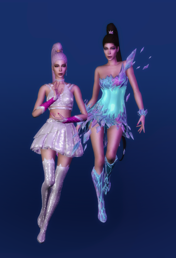 Alpha Fortnite X Ariana Grande by simsfinds - The Sims 4 Custom Content