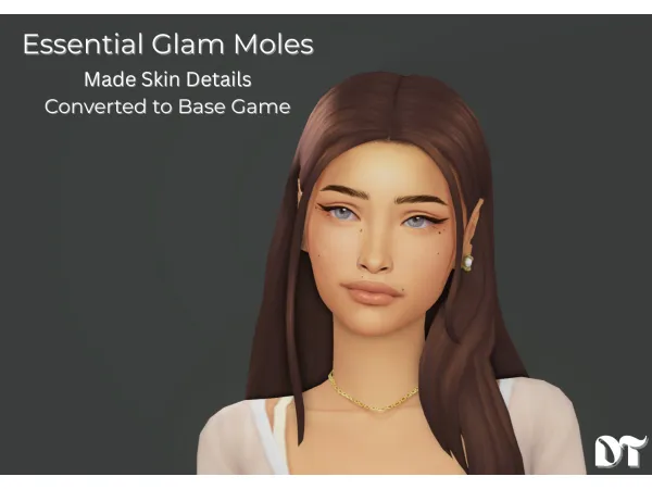 Maxis Match Essential Glam Kit Moles made BGC by demuretrait - The Sims 4 Custom Content