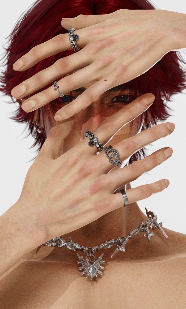 Alpha DAATIECHUI_AA Rings by simsfinds - The Sims 4 Custom Content