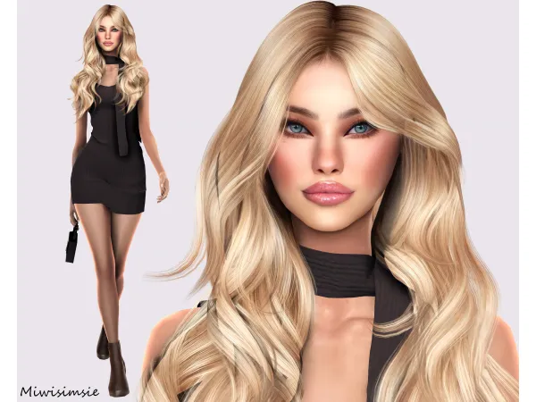 Alpha Aubrie Oswald by miwisimsie - The Sims 4 Custom Content