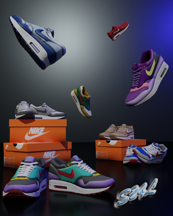 Alpha Nike Air Max 1 by simsfinds - The Sims 4 Custom Content