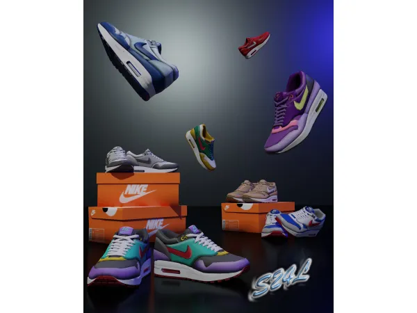 Alpha Nike Air Max 1 by sailor24love - The Sims 4 Custom Content
