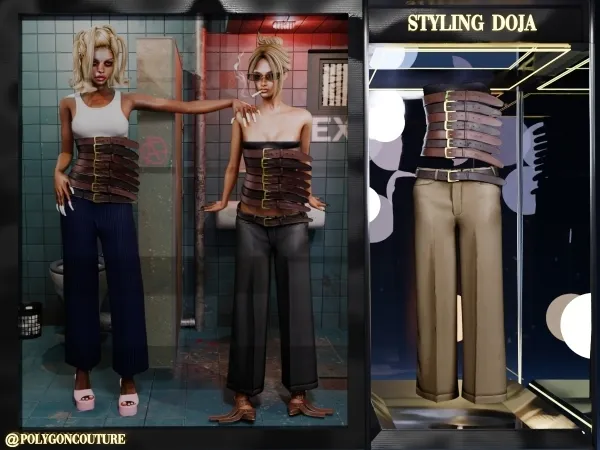Alpha STYLING DOJA - The Sims 4 Custom Content