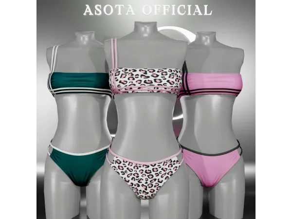 Alpha [ASOTA OFFICIAL] Willy Bikini - The Sims 4 Custom Content
