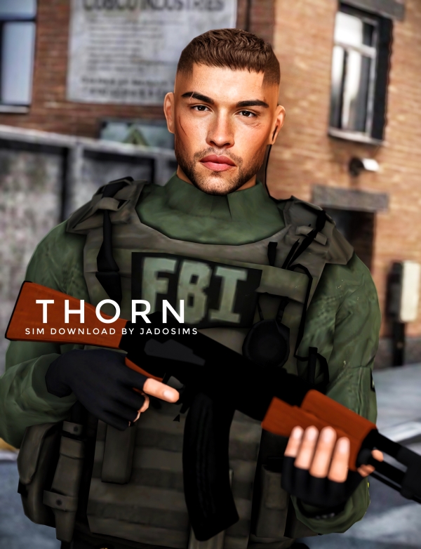 Alpha Thorn (Sim Download) by shopwithflynnn - The Sims 4 Custom Content