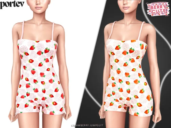 Strawberry jumpsuit by portev
