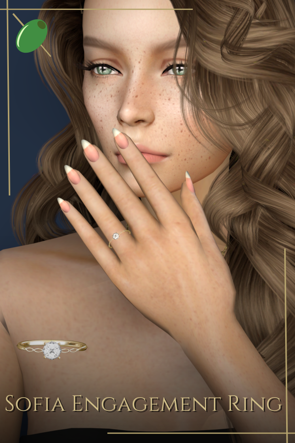Mix Sofia Engagement Ring by pitted0live - The Sims 4 Custom Content