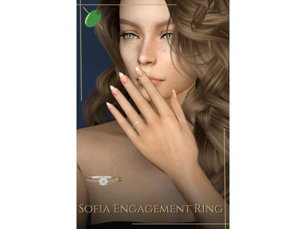 Mix Sofia Engagement Ring - The Sims 4 Custom Content