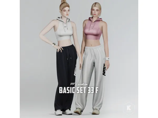 Alpha [KK] Basic set 33 F by KK_creations - The Sims 4 Custom Content