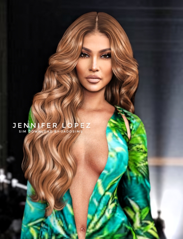 Alpha Jennifer Lopez (Sim Download) by shopwithflynnn - The Sims 4 Custom Content
