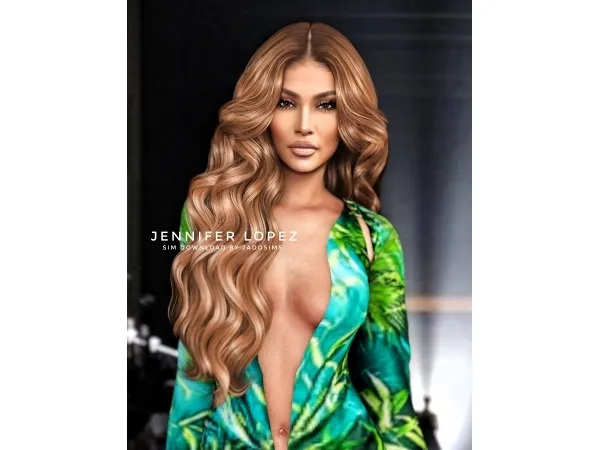 Alpha Jennifer Lopez (Sim Download) - The Sims 4 Custom Content